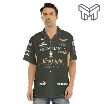 Aston Martin Racing After Eight Apparel, Aston Martin Custom Hawaiian Shirt