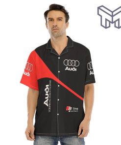 Audi Sport S Line Black Apparel, Audi Sport S Line Black Hawaiian Shirt