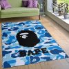 Bape area rug bedroom rug christmas gift floor mats keep warm in winter