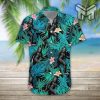 Bigfoot Tropical Hawaiian Graphic Print Short Sleeve Hawaiian Casual Shirt Type01