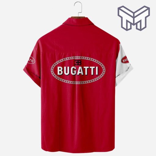 Bugatti Car Apparel, Bugatti Car Hawaiian Shirt Type01