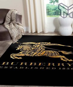 Burberry big logo luxury brand area rug carpet living room rug floor mats keep warm in winter