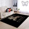 Burberry black golden logo luxury brand area rug carpet living room rug floor mats keep warm in winter