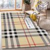 Burberry hot luxury brand premium area rug carpet living room rug floor mats keep warm in winter