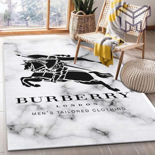 Burberry logo luxury brand area rug carpet living room rug floor mats keep warm in winter