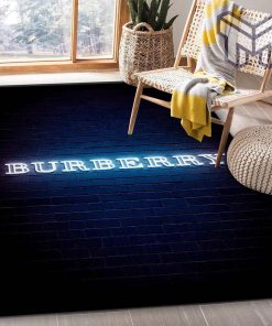 Burberry luxury logo area rug carpet living room rug floor mats keep warm in winter