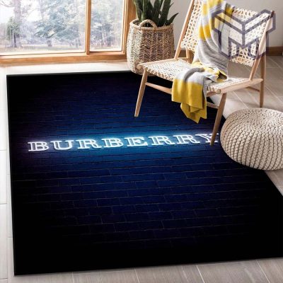 Burberry luxury logo area rug carpet living room rug floor mats keep warm in winter