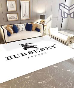 Burberry white luxury brand area rug carpet living room rug floor mats keep warm in winter