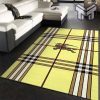 Burberry yellow logo luxury brand area rug carpet living room rug floor mats keep warm in winter