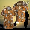 Busch Hunting Mallard Hawaiian Graphic Print Short Sleeve Hawaiian Casual Shirt