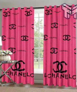 Chanel Fashion Luxury Brand Logo Window Curtain Home Decor