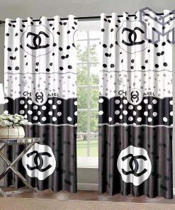 Chanel Fashion Luxury Brand Window Curtain Home Decor