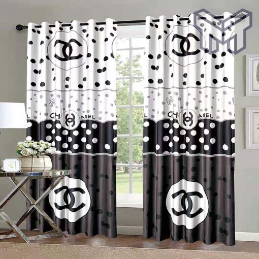 Chanel Fashion Luxury Brand Window Curtain Home Decor