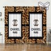 Chanel Paris Leopard Fashion Luxury Brand Logo Window Curtain Home Decor