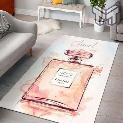 Chanel Paris Logo Luxury Fashion Luxury Brand Premium Rug Carpet For Living Room Home Decoration