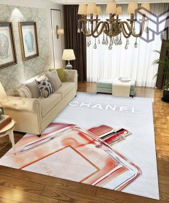 Chanel Perfume Art Luxury Brand Premium Rug Carpet for living room bedroom carpet floor mats keep warm in winter mat