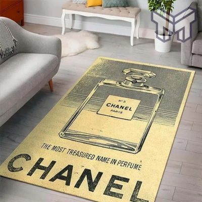 Chanel Perfume Fashion Luxury Brand Premium Rug Carpet for living room bedroom carpet floor mats keep warm in winter mat