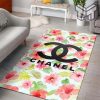 Chanel Pinky Flowers Luxury Fashion Luxury Brand Premium Rug Carpet for living room bedroom carpet floor mats keep warm in winter mat