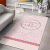 Chanel Pinky Luxury Fashion Luxury Brand Premium Rug Carpet for living room bedroom carpet floor mats keep warm in winter mat