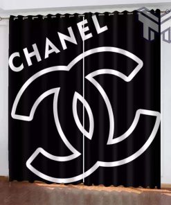 Chanel Window Curtain, Chanel Black White Window Curtain Living Room And Bedroom Decor Home Decor
