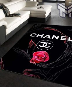 Chanel area rug fashion brand rug christmas gift us decor