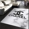 Chanel area rug living room rug floor decor home decorations