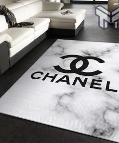 Chanel area rug living room rug floor decor home decorations