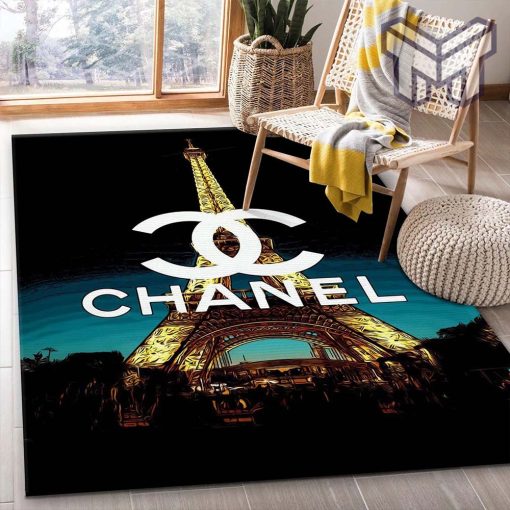 Chanel area rugs fashion brand rug christmas gift us decor