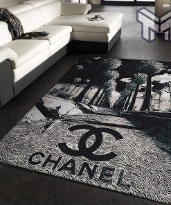 Chanel area rugs fashion brand rug floor decor home decorations