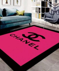 Chanel pink luxury area rug for living room bedroom carpet home decorations mat type 02