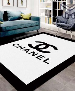 Chanel white luxury area rug for living room bedroom carpet home decorations mat type01