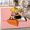 Dapper lisa louis vuitton vs gucci area rug fashion brand rug christmas gift us decor