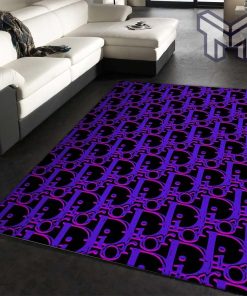 Dior logo area rugs fashion brand rug christmas gift us decor