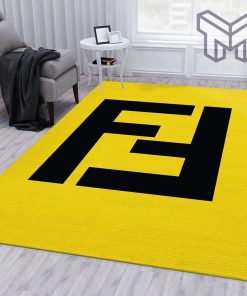 Fendi fashion brand rug living room rug family gift us decor