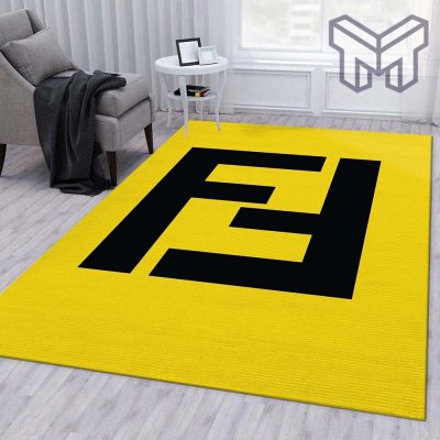 Fendi fashion brand rug living room rug family gift us decor