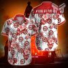 Firefighter Where My Pipe At Hawaiian Graphic Print Short Sleeve Hawaiian Casual Shirt