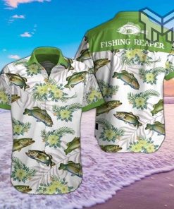 Fishing Reaper Hawaiian Graphic Print Short Sleeve Hawaiian Casual Shirt