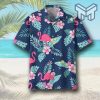 Flamingo Hawaiian Graphic Print Short Sleeve Hawaiian Casual Shirt Type01