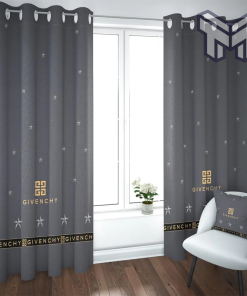 Givenchy star pattern window curtains hot 2023 luxury bedroom living room home decor