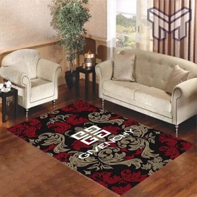 Givenchy wallpaper logo living room rug carpet rugs