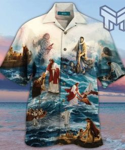 God Save Our Life Hawaiian Graphic Print Short Sleeve Hawaiian Shirt