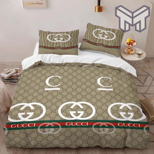 Gucci Bedding Set, Gucci New Limited Edition Luxury Brand High-End Bedding Set Home Decor