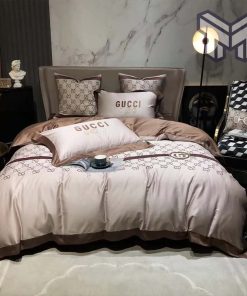 Gucci Bedding Set, Gucci New Luxury Brand Bedding Set Bedspread Duvet Cover Set Home Decor