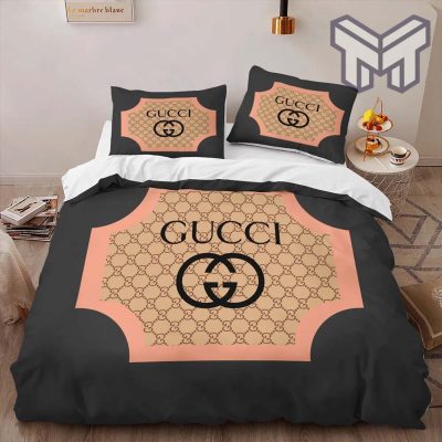 Gucci Bedding Set, Gucci New Luxury Brand High-End Hot Bedding Set Home Decor