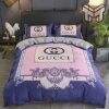 Gucci Monogram Pink Luxury Bedding Set - Tagotee