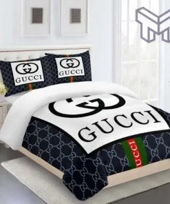 Gucci Bedding Set, Gucci Premium Luxury Brand Fashion Limited Bedding Set Home Decor