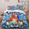 Gucci Bedding Set, Gucci Songoku Vegeta Luxury Brand High-End Bedding Set Home Decor