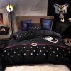 Gucci Bedding Set, Gucci Star Bee Luxury Brand High-End Bedding Set Home Decor