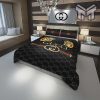 Gucci Bedding Set, Gucci Tigers Fashion Logo Luxury Brand Premium Bedding Set Home Decor