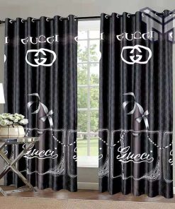 Gucci Fashion Luxury Brand Window Curtain Home Decor